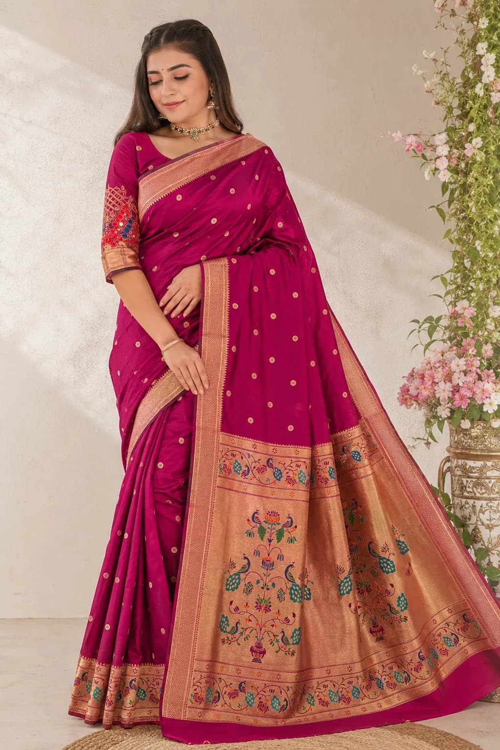 Kalanjali Sarees - Magenta