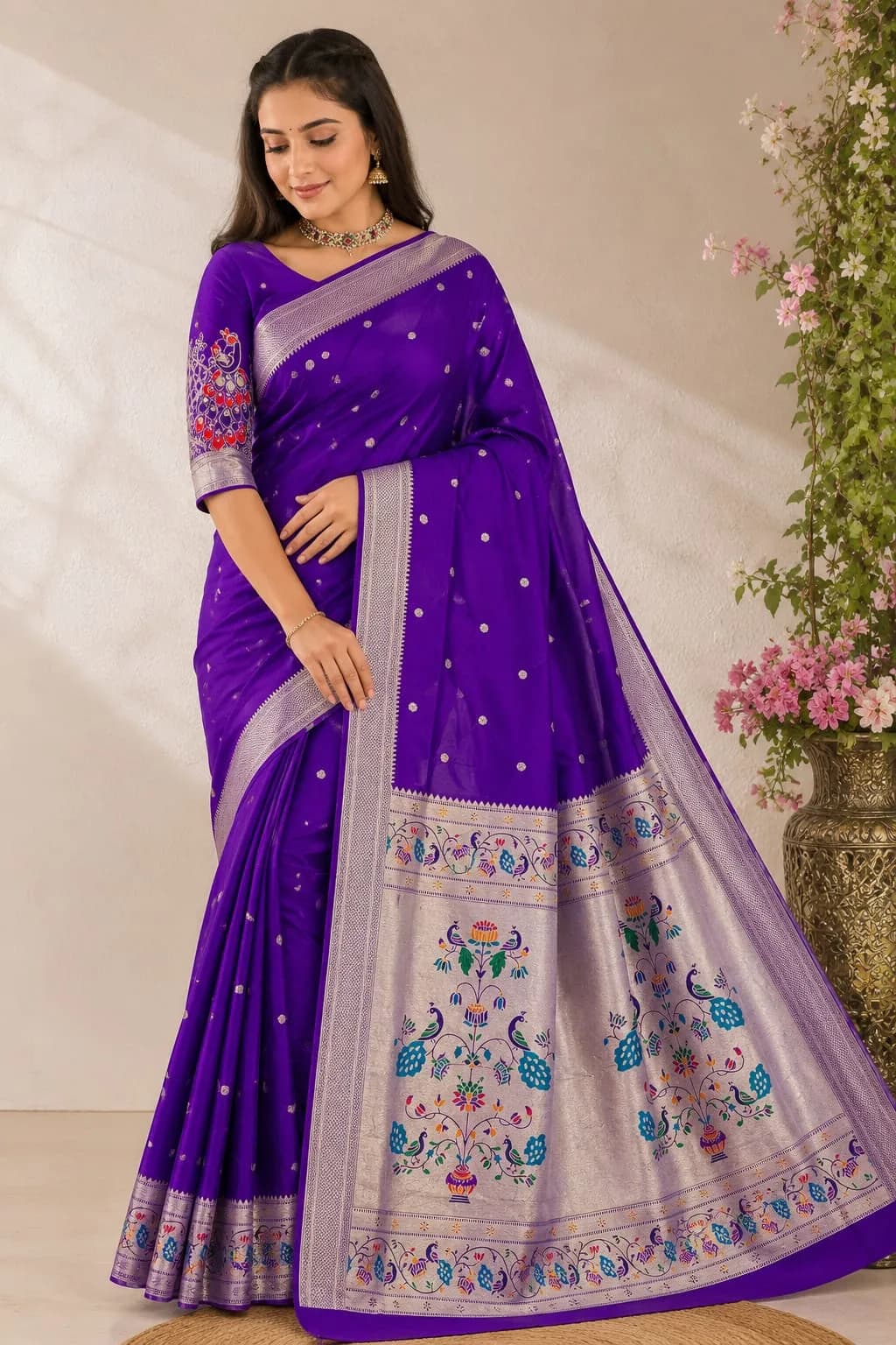 Kalanjali Sarees - Royal Purple