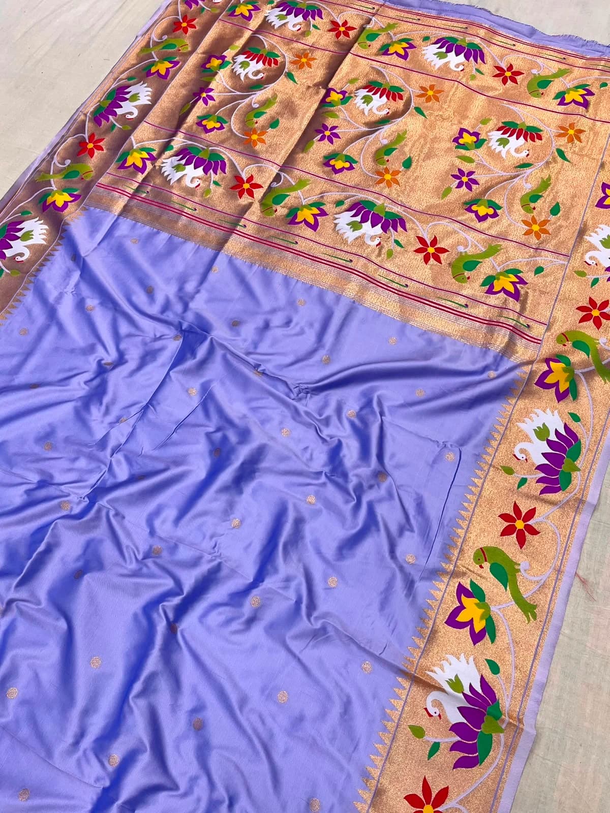 Rajhauns Paithani Saree - Lavender