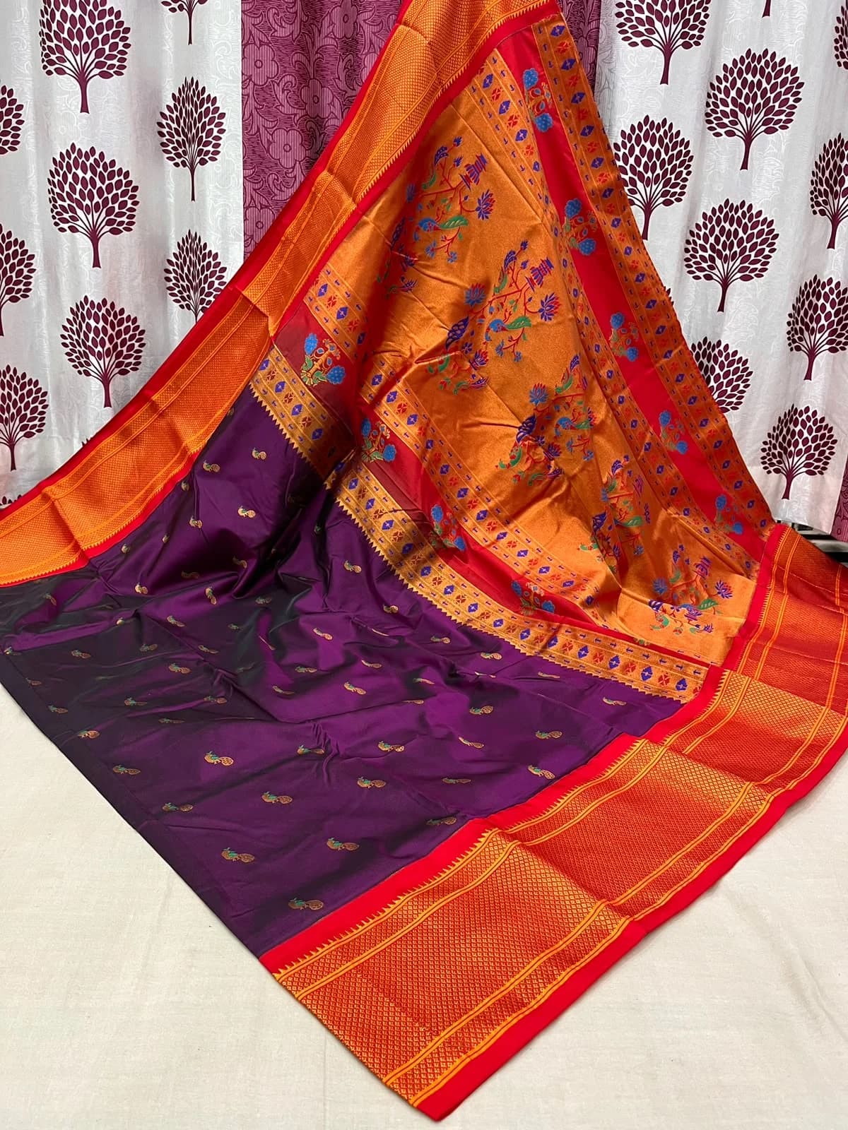 Kalyani Paithani Saree - Teal