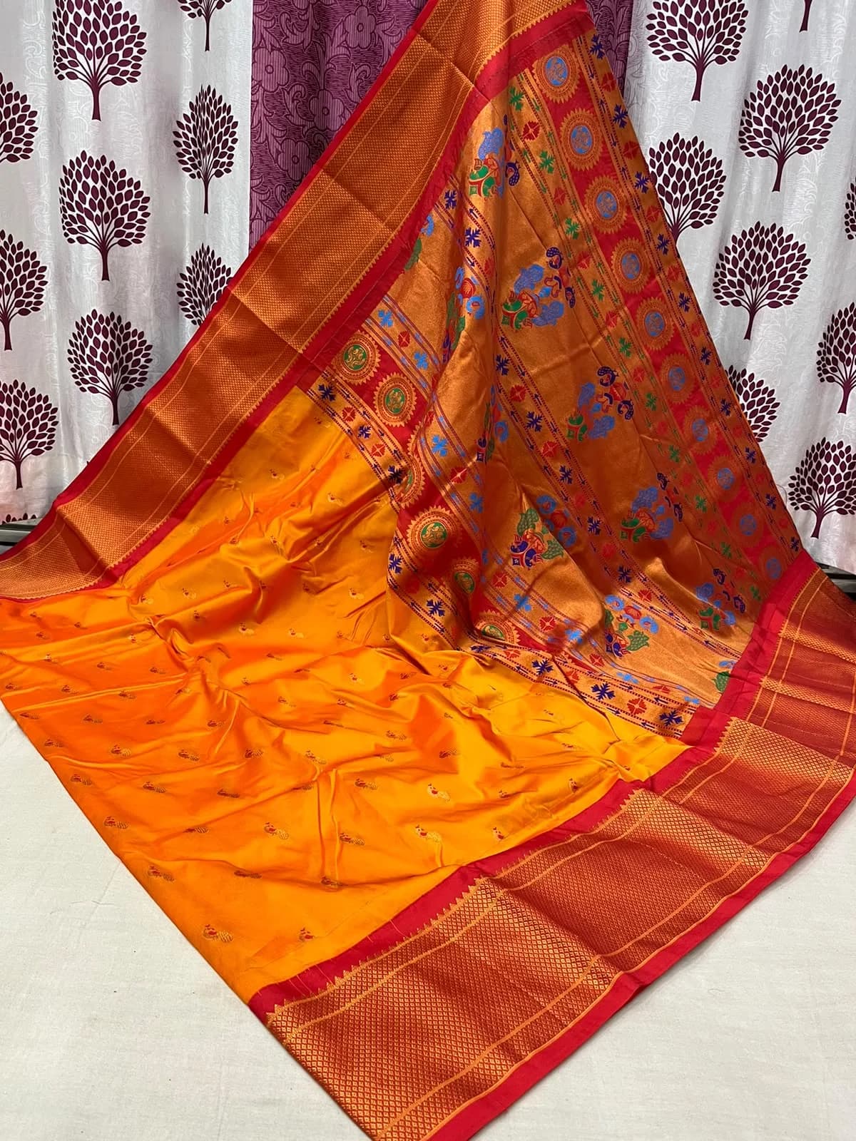 Kalyani Paithani Saree - Sea Green