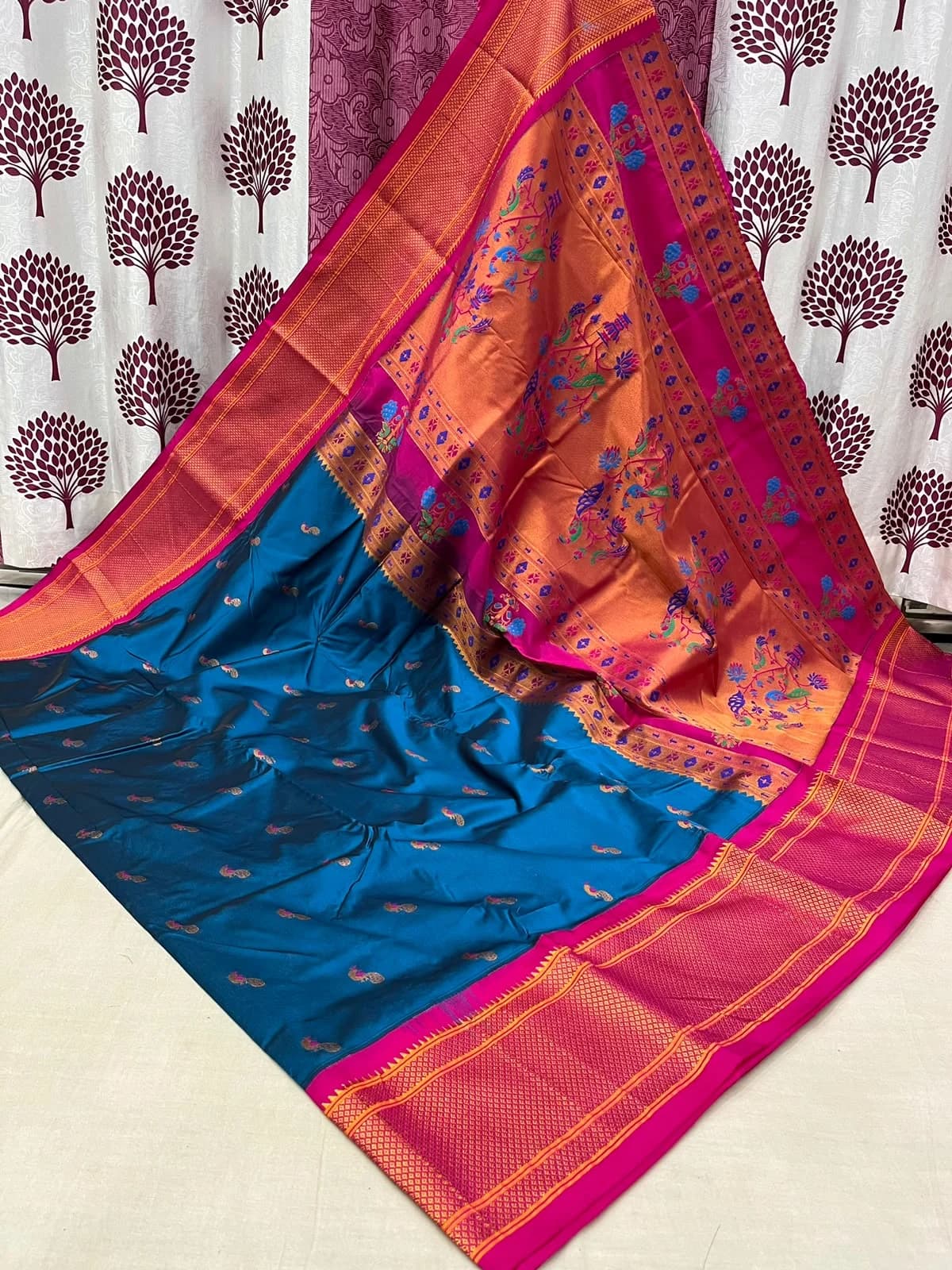 Kalyani Paithani Saree - Purple