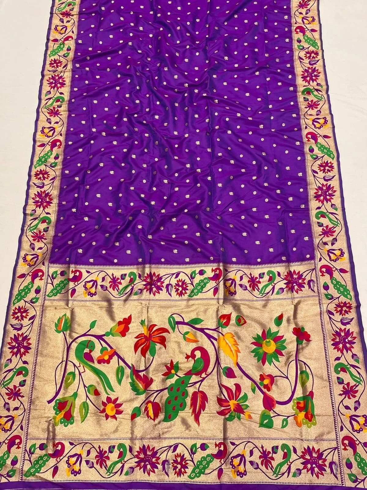 Brocade sarees - Purple